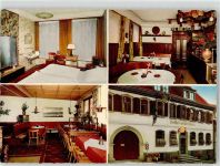 97337 W8716 Dettelbach Werbe AK Gasthaus Grüner Baum