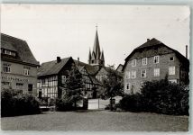 37194 W3417 Bodenfelde FOTO KEINE AK Kirche Ort handschriftlich Foto Original aus Archiv eines Ansichtskartenverlages