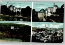 08118 O9509 Hartenstein b Zwickau 1915 Gebrauchsspuren Schloss Stein und Hartenstein