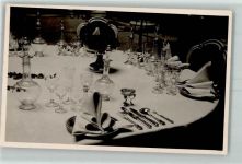 Tafel eingedeckt AK gedeckter Tisch Foto AK