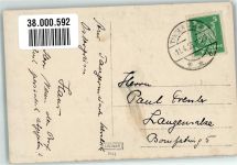 39590 O3504 Tangermünde - Ort handschriftlich