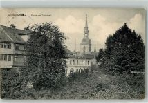 38300 W3340 Wolfenbüttel , Niedersachs 1910 Foto AK Am Schulwall