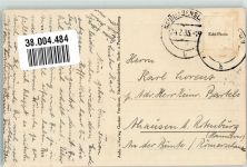 39340 O3240 Neuhaldensleben OT Haldensleben - Waldweg im Podagrin Ort lt. Stempel