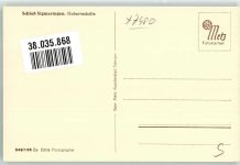 72488 W7480 Sigmaringen - Schloss Hubertushalle