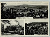 38704 W3384 Liebenburg 1937 Foto AK Schloss Blick zum Lewerberg