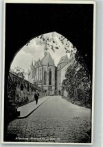 04600 O7400 Altenburg , Thür Foto AK Schloss Kirche