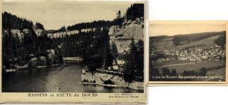 25300 Doubs - Doubs (Frankreich) Leporello I-II