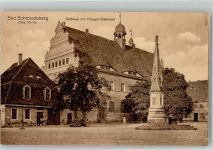 06905 O4603 Bad Schmiedeberg - Rathaus mit Kriegerdenkmal