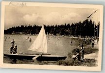 01920 O8291 Neustädtel Foto AK Schwimmbad Bergsee Filzteich