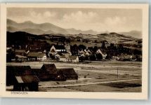 86989 W8924 Steingaden , Oberbay - Panorama des Ortes mit Stiftskirche St. Johannes Baptist Verlag Zieher, Ottmar Nr. 4237