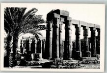 Luxor Louxor Foto AK Denkmal Temepel
