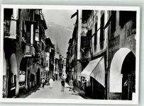 39012 Meran Merano Foto AK Laubengasse