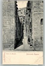 Dubrovnik Ragusa Foto AK Torre di Mincetta Gasse