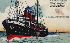 44000 Nantes - Nantes (Frankreich) Leporello II (fleckig VS/RS, Ecken abgestossen)