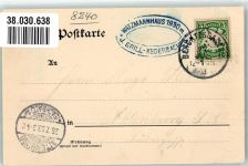 83486 W8243 Watzmannhaus 1903 Gebrauchsspuren Hocheck Venediger Grossglockner Hüttenstempel