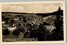 96355 W8648 Tettau , Oberfr Foto AK Panorama des Ortes mit Pfarrkirche Ad Portam Coeli