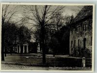 38723 W3370 Seesen , Harz 1932 Foto AK Altes Rathaus mit Kirche und Kriegerdenkmal