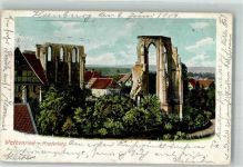 37445 W3425 Walkenried 1900 Foto AK Kirche Ruine