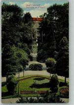 04651 O7232 Bad Lausick Foto AK Terrasse Kurpark