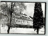 88316 W7972 Überruh FOTO KEINE AK Sanatorium im Winter Ort handschriftlich