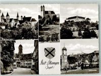 73479 W7090 Ellwangen Jagst Foto AK Schloss Stiftskirche Schönenberg Pfarrgasse