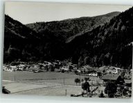 83707 W8182 Bad Wiessee 1955 Foto AK Sportplatz Notopfermarke Berlin
