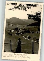 72270 W7292 Mitteltal Privatfoto AK Panorama des Ortes mit dem Kienberg Ort handschriftlich