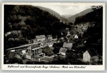 37449 W3421 Zorge Foto AK Panorama des Ortes mit Bahnhof