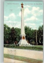 St. Paul 1907 Gebrauchsspuren Kriegerdenkmal Soldiers Monument