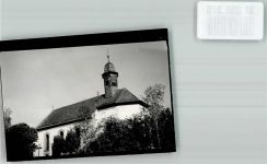 97450 W8725 Binsbach FOTO KEINE AK Kirche Ort handschriftlich Foto Original aus Archiv eines Ansichtskartenverlages