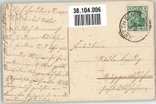 Korb Spruch Maiglöckchen 1911 Prägedruck