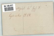 Fußballspiel 1918 Fußballmannschaft Privatfoto AK