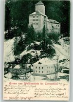 9462 Bad St. Leonhart im Lavanttal 1901 Foto AK Schloss Waldenstein