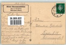38889 O3725 Rübeland b Blankenburg, Harz 1929 Foto AK Hermanns- Höhle