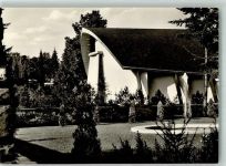10115 W1000 Kladow 1964 Foto AK Kirche Kapelle Peter Faber Kolleg