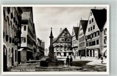 88499 W7940 Riedlingen , Württ Foto AK Marktplatz