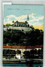 Usti nad Labem Aussig 1912 Gebrauchsspuren Gasthaus Ferdinandshöhe
