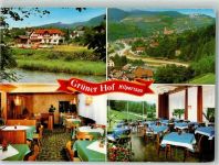 76593 W7562 Hilpertsau , Murgtal Foto AK Hotel Grüner Hof