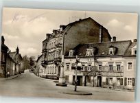 01917 O8290 Kamenz 1966 Foto AK Denkmal Postsäule Bönischplatz