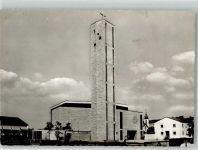 77971 W7634 Kippenheim Foto AK Kath. Kirche St. Mauritius