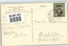 88529 W7942 Zwiefalten , Württ 1956 Foto AK Gnadenbild der Gottesmutter Klosterkirche