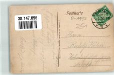 10115 O1193 Treptow 1925 Foto AK Gasthaus See- Panorama
