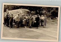 Gruppenfoto Omnibus Privatfoto AK
