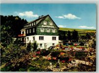 34508 W3542 Schwalefeld Foto AK Pension Haus Waldesruh Fotograf Werner