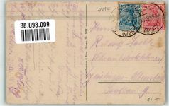 72805 W7414 Honau , Württ 1921 Gebrauchsspuren Schloss Lichtenstein