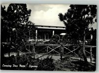33054 Lignano Sabbiadoro 1960 Foto AK Camping Pino Mare