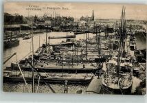 Antwerpen Anvers 1915 Foto AK Hafen Bonaparte Dock Feldpost WK I