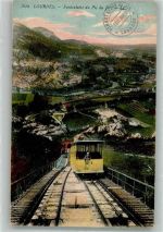 65100 Lourdes Foto AK Bergbahn Pic du Jer