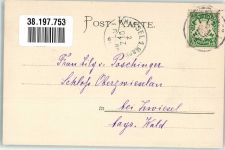 82515 W8190 Wolfratshausen 1898 - Adelskorrespondenz