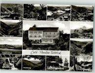 65391 W6223 Espenschied Foto AK Cafe Pension Talblick Werkerbachtal Wispertal Weisenstein Wisperquelle Lauksburg Burg Rheinberg Weizenwiese Burg Gerold Laukenmühle